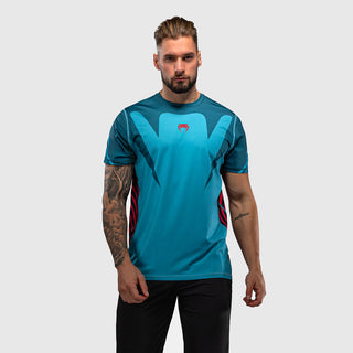 T-shirt Venum Attack 90 Dry Tech Turkoois-Combat Arena
