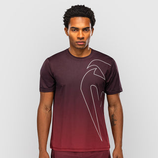 T-shirt Venum Dry Tech Giant Shift Nero-rosso-Combat Arena
