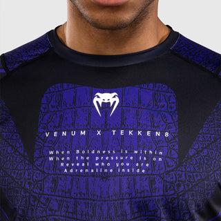 T-shirt Venum Dry Tech Tekken 8 Kazuya Nero-viola-Combat Arena
