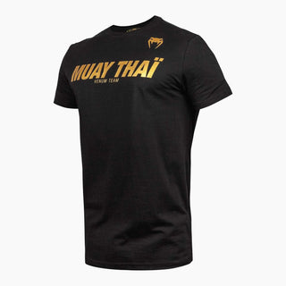 T-shirt Venum Muay Thai VT Zwart-Goud 
