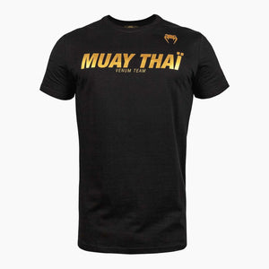 T-shirt Venum Muay Thai VT Zwart-Goud 