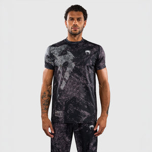 T-shirt Venum Rage & Workout Dry Tech Zwart-grijs-Combat Arena