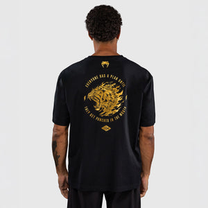 T-shirt Venum x Mike Tyson Tiger Nero-oro-Combat Arena