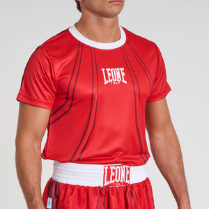 T-shirt techniek WAKO Leone AB994 Rood-Combat Arena