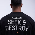 T-shirt Bivol x Boxraw Oversize Zwart 