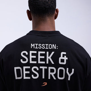 T-shirt Bivol x Boxraw Oversize Zwart 
