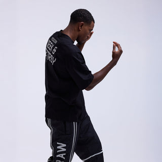 T-shirt Bivol x Boxraw Oversize Zwart 