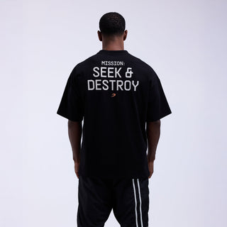 T-shirt Bivol x Boxraw Oversize Zwart 