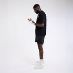 T-shirt Boxraw Hook Right Goodnight Oversize Nero-Combat Arena