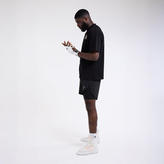 T-shirt Boxraw Hook Right Goodnight Oversize Nero-Combat Arena