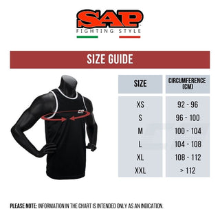 T-shirt Techniek met losse mouwen SAP WAKO Combat Competition Zwart 