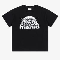 T-shirt oversize Manto Treasure Zone Zwart 