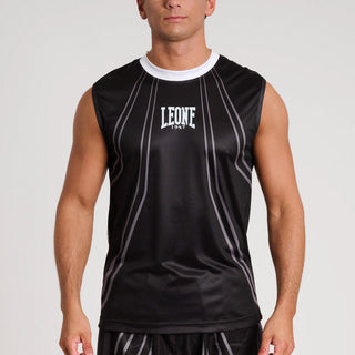 T-shirt mouwloze techniek WAKO Leone AB995 Zwart 