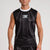T-shirt mouwloze techniek WAKO Leone AB995 Zwart 