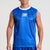 T-shirt mouwloze techniek WAKO Leone AB995 Blauw 