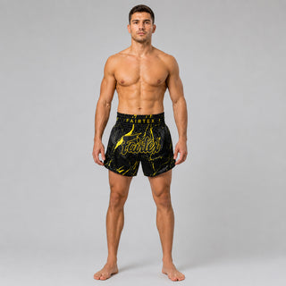 Kick-Thaiboksbroekje Fairtex BS1947 Black Marble