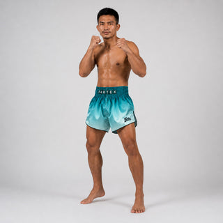 Kick-Thaiboksbroekje Fairtex BS1906 Fade Groen