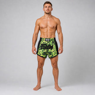 Kick-Thaiboksbroekje Fairtex BS1710 Groene Camo
