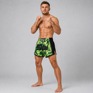 Kick-Thaiboksbroekje Fairtex BS1710 Groene Camo
