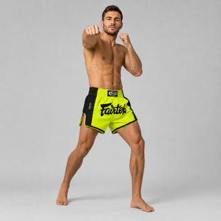 Kick-Thaiboksbroekje Fairtex BS1706 Limoen