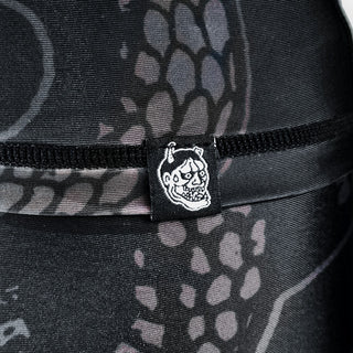 Rashguard Half Sumo Black Mamba Neon lange mouwen 