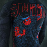 Rashguard Half Sumo Black Mamba Neon lange mouwen 