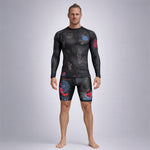 Rashguard Half Sumo Black Mamba Neon lange mouwen 